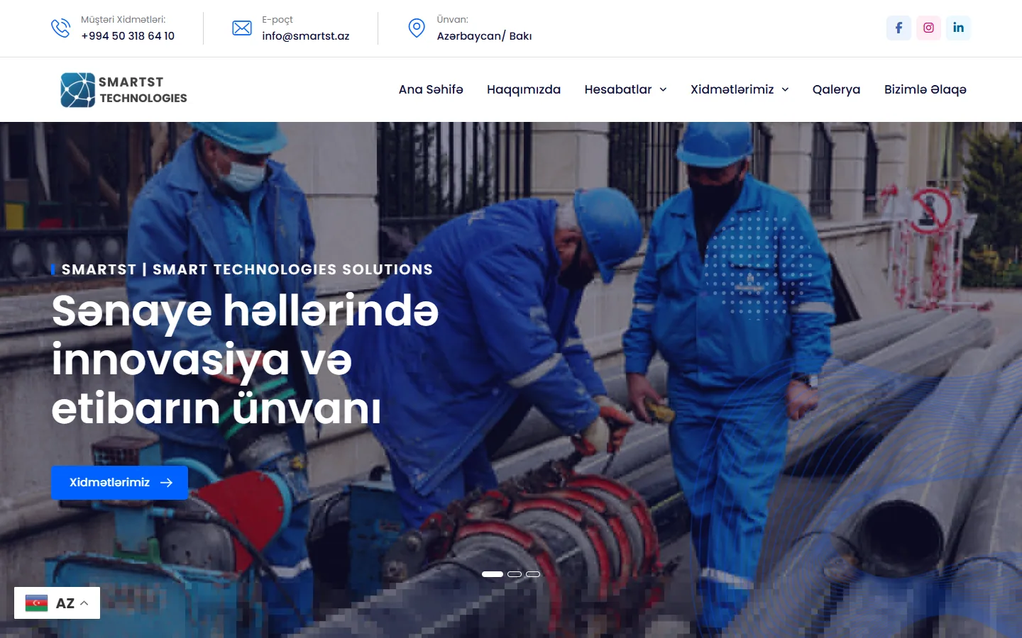 SMART Technologies Solutions website homepage